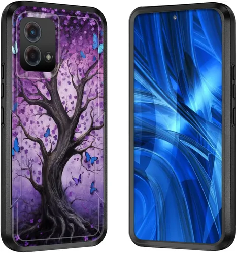 Miniatura 193 de Funda para Moto G 5G 2023, [probada en caídas de grado militar], resistente, resistente, resistente, a prueba de golpes, funda protectora