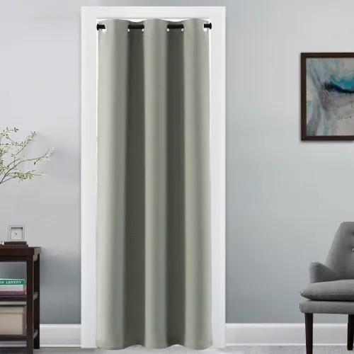 Miniatura 9 de H.VERSAILTEX - Cortinas blackout con aislamiento térmico y ojales en la parte superior, para patios, puertas correderas y división de habitaciones