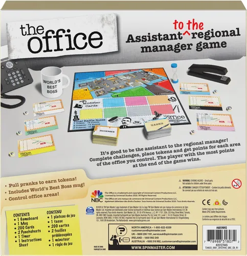 Miniatura 7 de The Office TV Show, asistente del juego de fiesta de gerente regional, para adultos y adolescentes a partir de 16 años