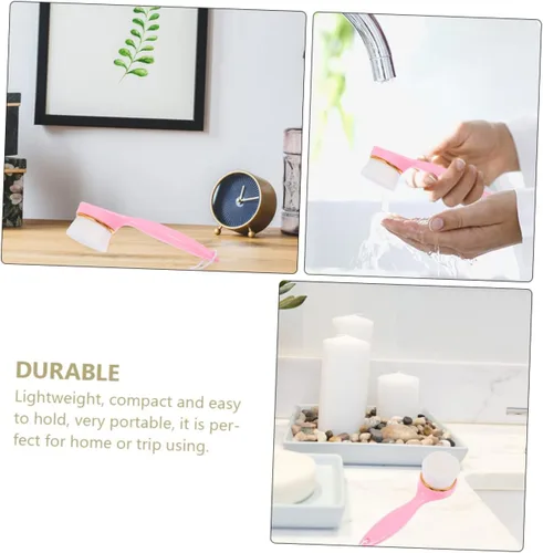 Miniatura 9 de Juego de cepillos faciales manuales, cepillo facial de mango largo para limpieza profunda, herramienta de cuidado de la piel, cerdas suaves