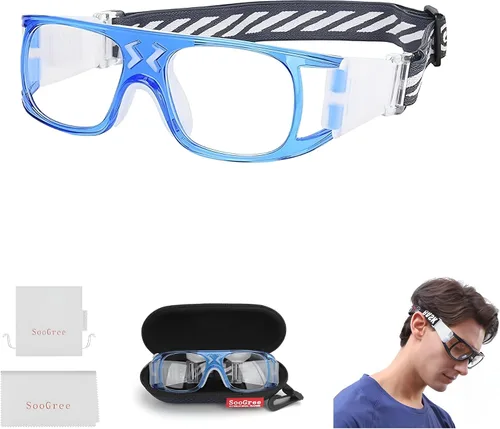 Miniatura 25 de SooGree Sports Goggles Racquetball Glassess Basketball Football Soccer Goggles for Men & Women Adjustable Strap
