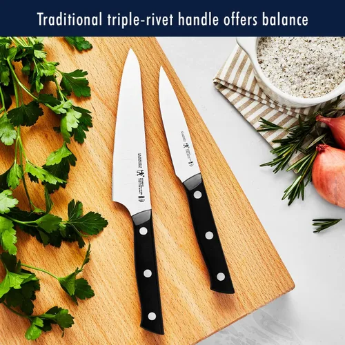 Miniatura 6 de HENCKELS Dynamic Razor-Sharp - Juego de cuchillos de 12 piezas, cuchillo de chef, cuchillo de pan, cuchillo de carne, diseño alemán informado por