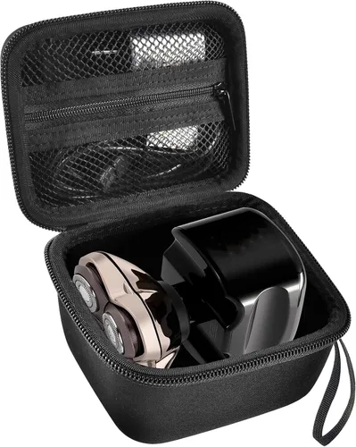 ANKHOH Funda compatible con Skull Shaver Electric Pitbull Pro Razor, rotativa de viaje duro, afeitadoras de cabeza para hombres, bolsa de Negro