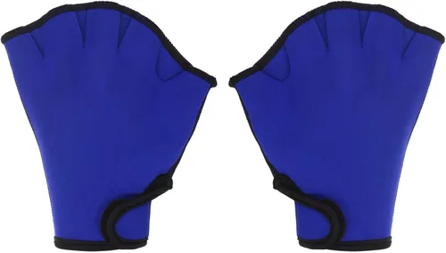 Miniatura 24 de PATIKIL Guantes de natación con malla, unisex, guantes de resistencia al agua, accesorios de entrenamiento para natación y buceo Negro