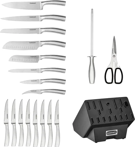 Miniatura 4 de Cuisinart C77SS-19P Normandy - Bloque de cubiertos (19 piezas, acero inoxidable, fresno negro)