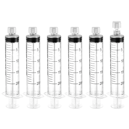 Miniatura 13 de Jeringa Luer Lock de 3mL con tapa - Estéril envuelta individualmente sin aguja - Medición precisa a prueba de fugas - Paquete de 12