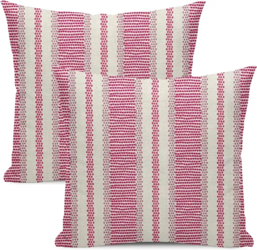 Miniatura 81 de Fundas de Almohada con Estampado de Antílope 16x16 Pulgadas Paquete de 2, Fundas de Almohada Decorativas con Estampado de Piel de Animal Marrón