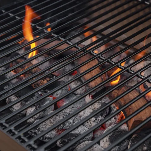 Miniatura 6 de Nexgrill Parrilla de carbón de 17.5 pulgadas con estante lateral, 349 pulgadas cuadradas en espacio de cocción, chimenea ajustable, reguladores