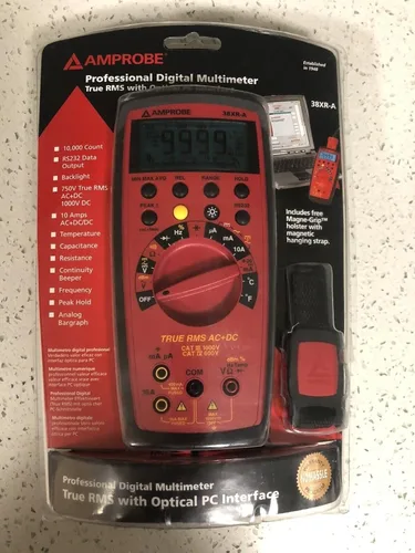 Miniatura 2 de Amprobe 38XR-A Prof DMM True RMS con interfaz óptica para PC