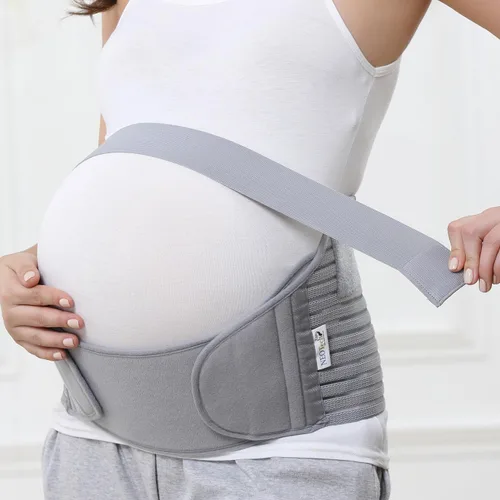 Miniatura 17 de NeoTech Care Cinturón de maternidad para embarazo, soporte para espalda, abdomen, cintura, pelvis (talla L, color marfil)