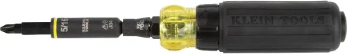 Miniatura 7 de Klein Tools 32500HDRT KNECT - Destornillador de trinquete, destornillador multibroca/destornillador de tuerca, herramienta 11 en 1 con clasificación