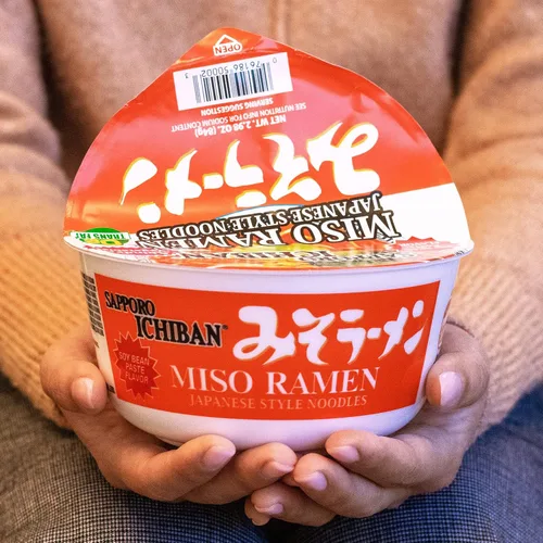 Miniatura 4 de [SAPPORO ICHIBAN] Miso Ramen Bowl (Donburi), fideos japoneses de taza instantánea de sabor nº 1 (2.94 onzas x 12 tazones) (Miso)