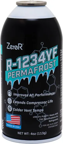 Miniatura 2 de ZeroR® Permafrost para sistemas de CA R1234YF Potenciador de rendimiento 2 latas + medidor de grifo HD de 24 pulgadas