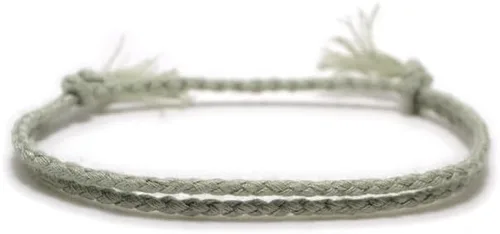 TTNDstore - Juego de pulseras bohemias con dijes chapados en plata 925 con diseño de budismo tibetano, con nudo de la suerte, joyería de