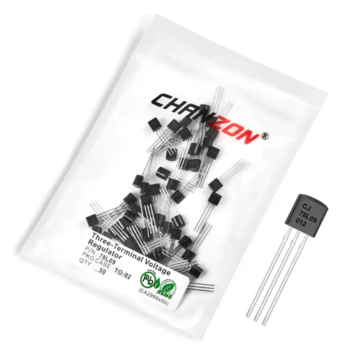 Miniatura 15 de Chanzon TL431 TO-92 Regulador de voltaje ajustable positivo IC, regulador positivo de tres terminales para administración de energía