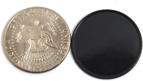 Miniatura 6 de Smartdealspro 100 unidades de 1.260 in/1.26 pulgadas de plástico opaco de aprendizaje de discos, mini fichas de juego de fichas de póquer con caja