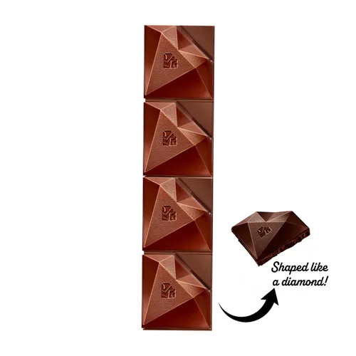 Miniatura 6 de RED Delight - Barras de chocolate con leche de avellana y macadamia sin azúcar añadida, paquete de 24