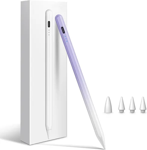 Miniatura 7 de Cisteen Lápiz Táctil para iPad 2025-2018 con Carga Más Rápida, Lápiz con Sensor de Inclinación Compatible con iPad 10/9/8/7/6, 11ª A16, Air 11/13