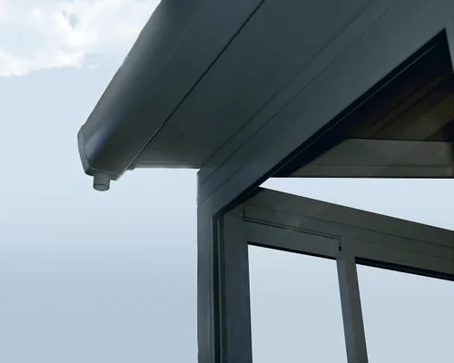 Miniatura 9 de Palram - Canopia Sanremo - Toldo para patio cerrado de 13 x 14 pulgadas, kit de terraza gris de bricolaje inclinado a cenador con paredes