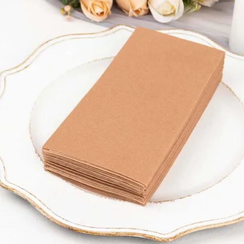 Miniatura 30 de Efavormart - Paquete de 20 servilletas de papel Airlaid suaves de lino de color burdeos, altamente absorbentes, desechables Borgoña