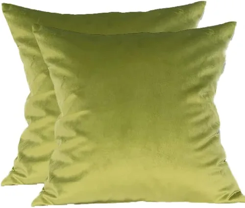Miniatura 75 de TangDepot - Funda de almohada lisa de terciopelo, funda de cojín supersuave de lujo, muchas opciones de colores y tamaños