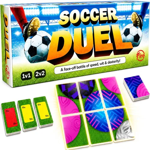Duelo de fútbol | Juego de fútbol basado en acción | Tema deportivo | Mejora la concentración, agilidad mental, resolución de problemas | Edades 5+