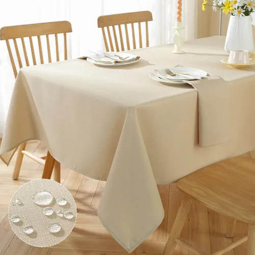 Miniatura 20 de SASTYBALE Juego de 4 servilletas de lino sintético, sin arrugas, lavables, de tela suave, texturizada, para comedor, cena, fiesta, boda, vacaciones