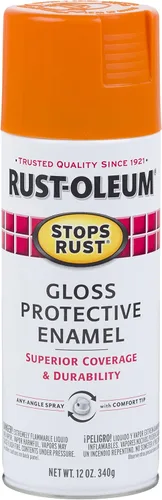 Miniatura 5 de Rust-Oleum - Pintura en aerosol antióxido Stops Rust, 12 onzas líquidas por bote, color negro brillante, modelo 7779830-2PK, paquete de 2