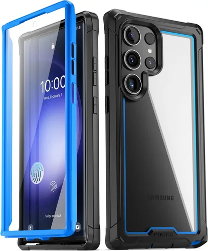 Miniatura 8 de Poetic Guardian - Funda compatible con Galaxy S23 Ultra 5G de 6.8 pulgadas, protector de pantalla integrado que funciona con identificación