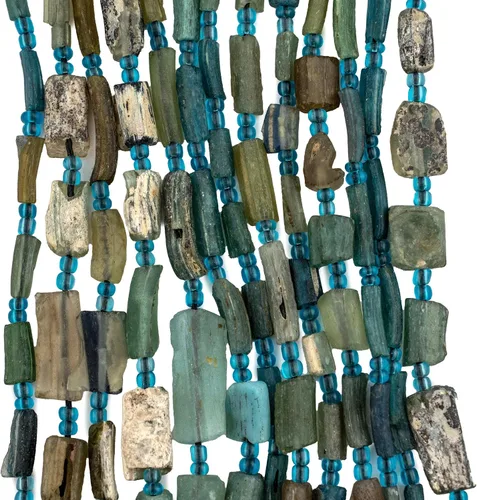 Miniatura 7 de Abalorios de cristal romanos de agua, vidrio genuino encontrado en Afganistán, Cuentas de vidrio mate para la fabricación de joyas, The Bead Chest