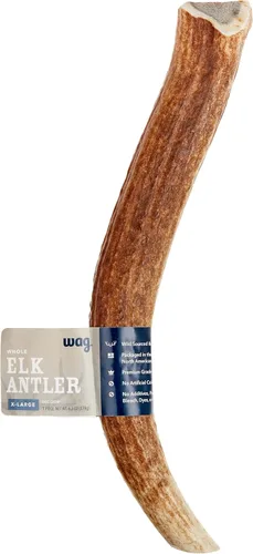 Miniatura 14 de Marca Amazon – Cuerno de alce Wag – Entero – Larga duración para masticadores agresivos – Pequeño 4-5.5 pulgadas
