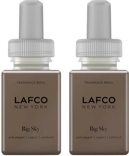 Recarga de dispositivo inteligente LAFCO New York Pura, Big Sky - Paquete de 2 - Cada vial ofrece hasta 2 semanas de vida de fragancia - Fabricado