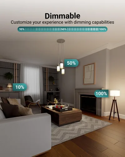 Miniatura 6 de Sunco 24 paquete de bombillas LED GU24 A19, bombillas de 2 puntas, 800 LM, 9 W (equivalente a 60 W), 4000 K blanco frío, regulable, base GU24