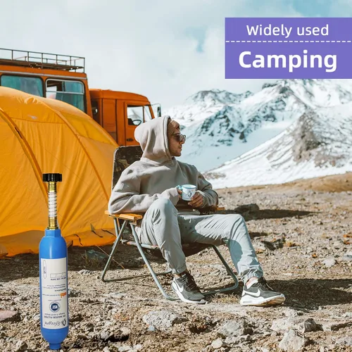 Miniatura 8 de lifeegrn Filtro de agua RV con protector de manguera, filtro de agua en línea, reduce el mal sabor, olores, cloro y sedimentos en agua potable, azul