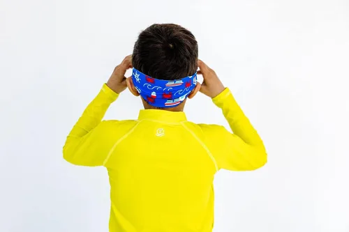Miniatura 8 de Splash Place - Gafas de natación para niños con correa de tela Gafas de natación sin enredos para niños