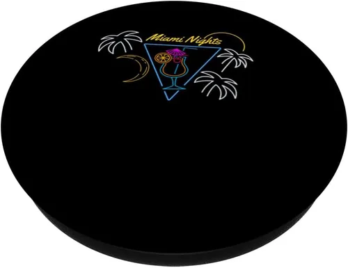 Miniatura 2 de Miami Nights Florida USA American State Miami Beach PopSockets Standard PopGrip