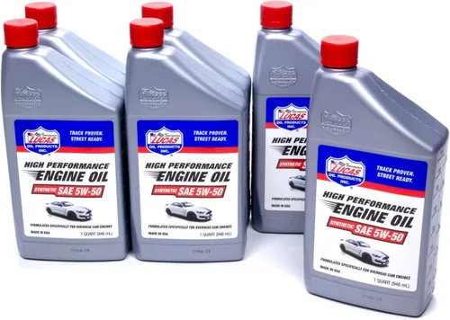 Lucas Oil Aceite de engranajes, aceite de buje, 250W, convencional, ejes de dirección/bujes de remolque, botella de 1 cuarto de galón, juego de 6