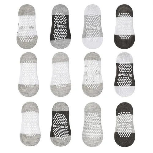 Miniatura 4 de Calcetines para bebé recién nacido, 12 pares (0-6 meses), zapatos suaves y acogedores para bebé, calcetines cálidos de primera calidad, regalo