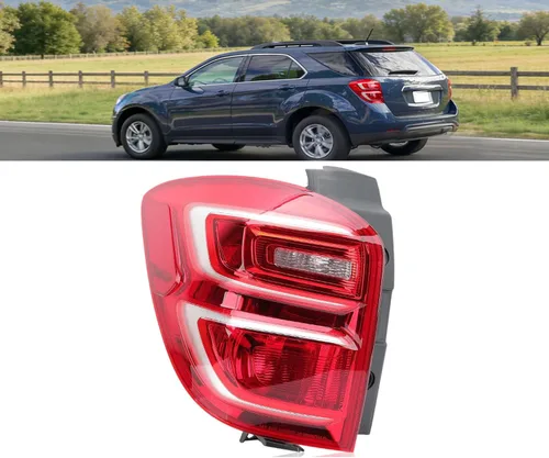 Miniatura 9 de Conjunto de luz trasera compatible con Chevy Equinox 2016 2017 tipo halógeno luz trasera lámpara de freno trasera izquierda lado del conductor