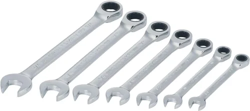 Miniatura 2 de CRAFTSMAN Juego de llaves de trinquete combinadas de 7 piezas, 12 puntos estándar SAE (CMMT87020)