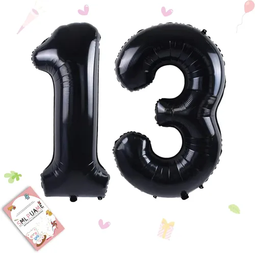 Miniatura 73 de Globos de números de 40 pulgadas del 0 al 9 dorados grandes del número 0, globos digitales para suministros de decoración de celebración de fiesta