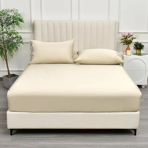 Miniatura 17 de PHF Sábana bajera ajustable 100% rayón derivado de bambú, tamaño Twin, bolsillo profundo de 16", 1" más ancho, elástico fuerte, fácil ajuste