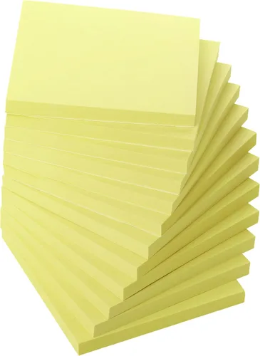 Miniatura 10 de Mr. Pen - Notas adhesivas, 3 x 3 pulgadas, 12 blocs, 600 hojas, negras, notas adhesivas a granel, bloc de notas autoadhesivas, perfecto