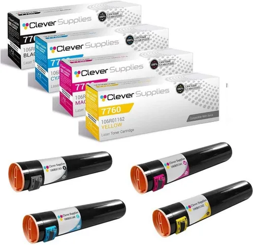 Miniatura 40 de CS compatible Xerox Phaser 6510/WorkCentre 6515 (106r03480) 2 cartuchos de tóner negro para Phaser 6510, WorkCentre 6515 2 negro