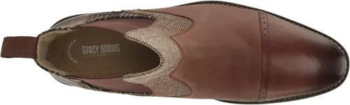 Miniatura 5 de STACY ADAMS Botas Chelsea Finney con punta de casquillo para hombre