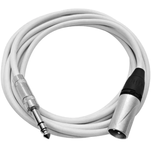 Miniatura 10 de Seismic Audio - SATRXL-M2 - Cable de conexión XLR negro de 2 pies macho a 1/4" TRS