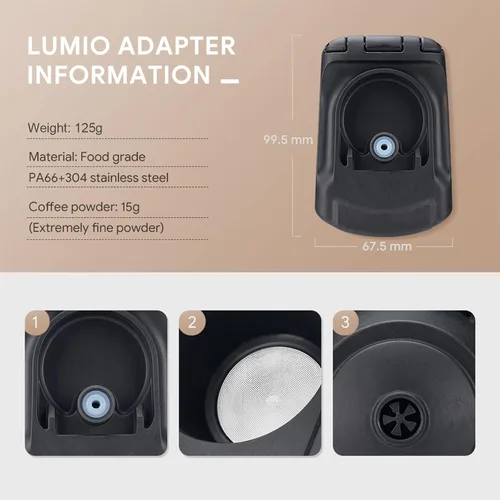 Miniatura 2 de Adaptador de cápsula de café reutilizable, adaptador de cápsula de café recargable, convertidor de cápsulas de café para máquina Dolce Gusto