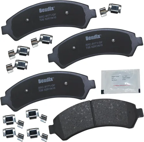 Miniatura 166 de Pastillas de freno delanteras cerámicas Bendix Priority1 CFC2302 para Hyundai Elantra 2021, Sonata 2022-2020, Kia K5 2023-2021