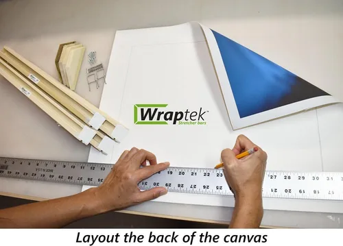 Miniatura 2 de Wraptek Kit de barra de ensanchador de lona (8x8)
