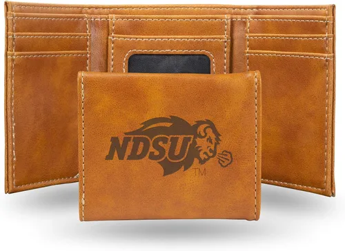Miniatura 155 de NCAA Rico Industries - Billetera triple grabada con láser, con grabado láser, accesorio para hombre